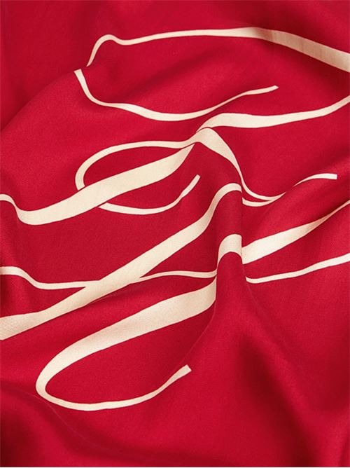 Foulard quadrato in pura seta Tommy Hilfiger | AW0AW182230KP